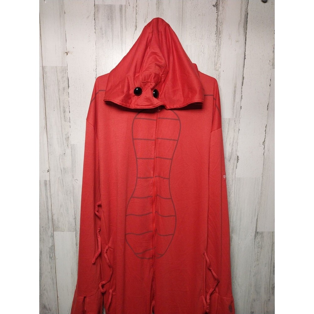 TIPSY ELVES LOBSTER ONE PIECE ZIP UP COSTUME MENS XXXL